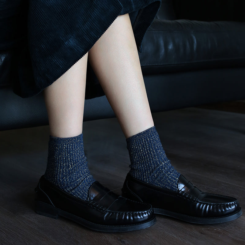 Retro Gold Thread Socks– The Cottagecore