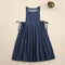 Denim Pinafore Dress