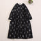 Forestcore Embroidered Belt Dress