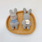 Super Cute Bunny & Carrot Brooch