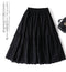 Cotton Eyelet Lace Lined Skirt