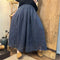 Flowy Ramie Skirt With Pockets