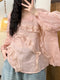Lace Trim Ramie Shirt