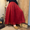 Flowy Ramie Skirt With Pockets