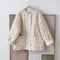 Cute Forest Girl Floral Quilted Coat