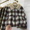 Fleece Lined Plaid Jacket