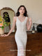 Elegant Hollowed 2pcs Dress