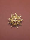 Golden Sun Brooch