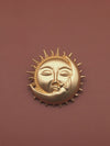 Crescent And Sun Brooch