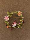 Bird Wreath Brooch