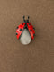 Ladybird Cymophane Brooch