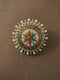 Enamel Hexagonal  Brooch