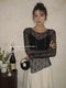 Elegant Irregular Hem 2pcs Top