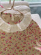 Lace Collar Floral T Shirt