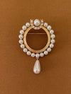 Teardrop Pearl Brooch