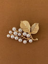 Pearl Grape Brooch