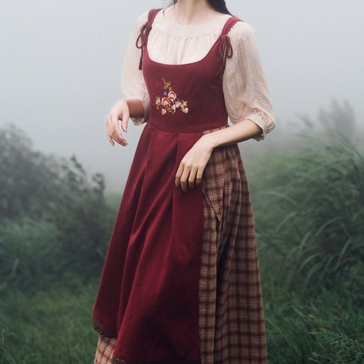 Vintage Red Dress– The Cottagecore