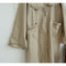 Cute Witchcore Embroidered Collar Trench Coat