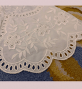 Embroidered Lace Fake Collar Overlay