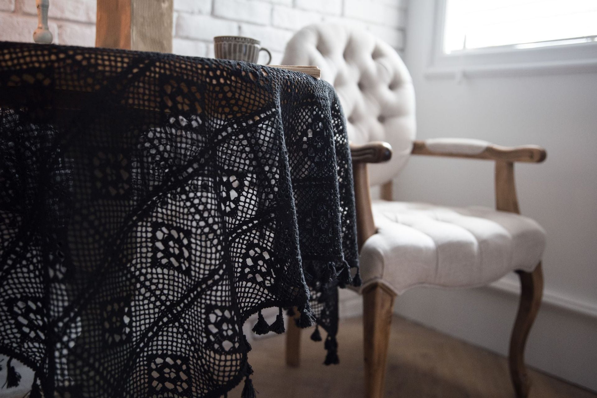 Handmade Lace Tablecloth The Cottagecore