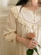 Retro Style Royal Cotton Sleep Gown