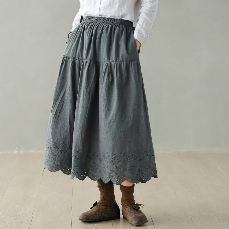 Vintage Cotton Skirt– The Cottagecore
