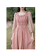 Farmcore Cotton Checkered Dress