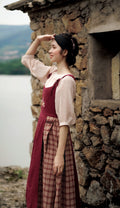 embroidered overall dress Denim embroidered overalls JanieLanie
