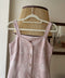 V Neck Lace Top + Pink Rose Slip Dress