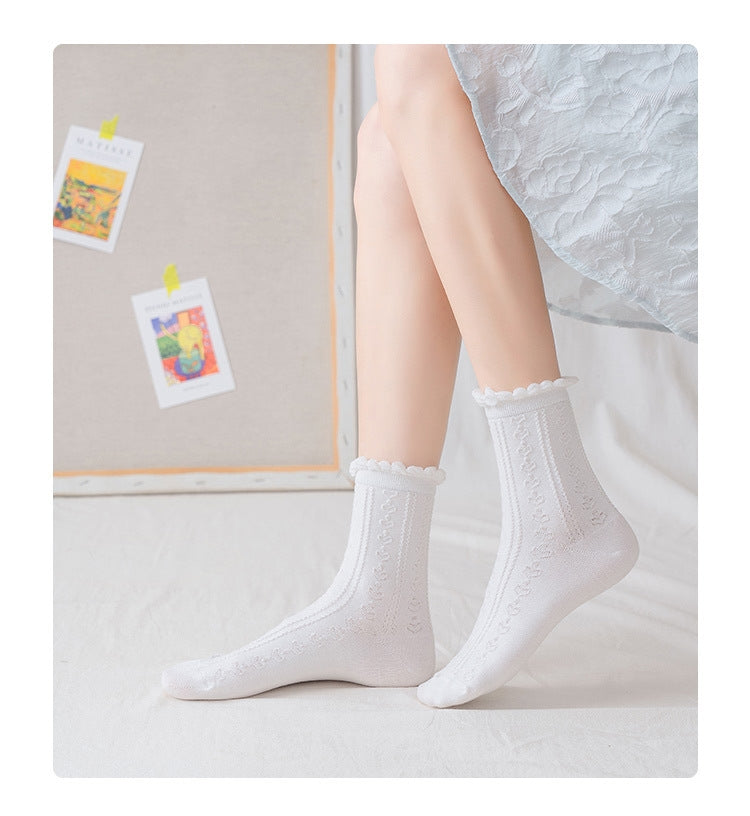 Cotton White Socks– The Cottagecore