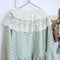 Lace Collar Floral Dress With Drawstring