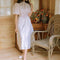 Vintage Waistline Puffy Sleeve Dress