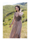 Farmcore Country Living Lace Up Vest + Dress