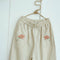 Linen Cute Floral Embroidered Bloomers