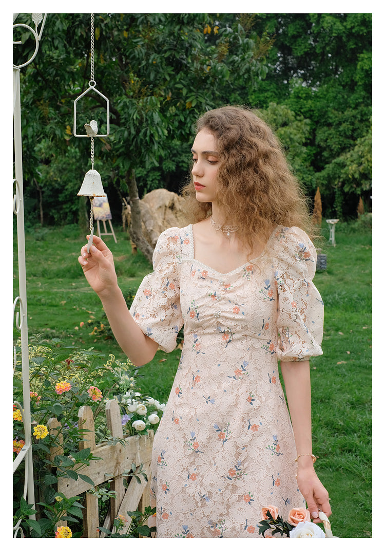 Fairycore Lace Embroidered Dress– The Cottagecore