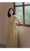 Vintage Lace Trim Flowy Dress