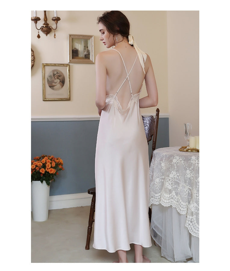Satin Slip Nightgown The Cottagecore