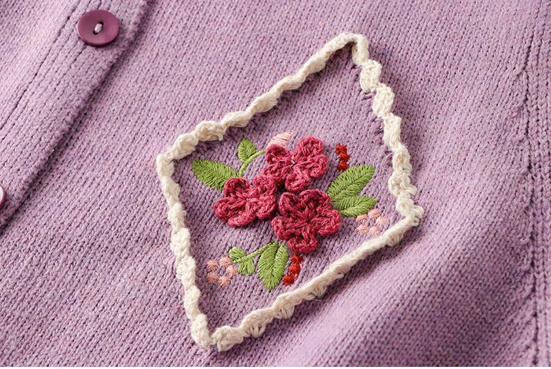 Naturecore Plant Embroidered Vest