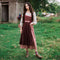 Countrycore Cinderella Patchwork Dress + Babushka - The Cottagecore