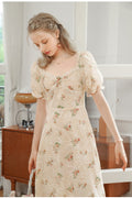 Light Romantic Floral Print Dress