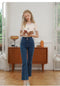 Cute T Shirt + Slim Slit Jeans