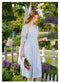 Romantic Floral Print Dress