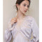 Royalcore V Neck Lace Stimulated Slik Nightgown