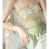 Vintage Lace Up Corset + High Waist Skirt