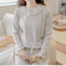 Cute Lace Collar Cotton Bottoming Shirt