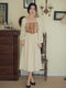 Vintage Fake 2pcs Long Sleeve Dress