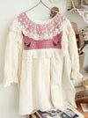 Lace Trim Embroidered Shirt