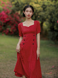 Vintage Polka Dot Dress