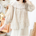 Naturecore Embroidered Linen Top