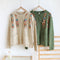 3D Embroidered Woolen Cardigans